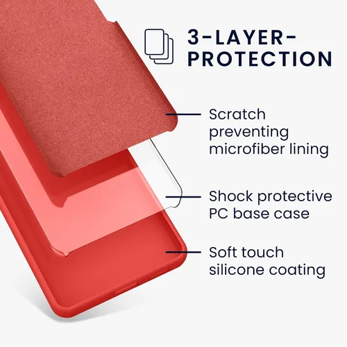 Miniatura 632 de kwmobile Funda Compatible con Google Pixel 6 Pro - Funda de teléfono de silicona TPU con acabado suave - Azul Arrecife