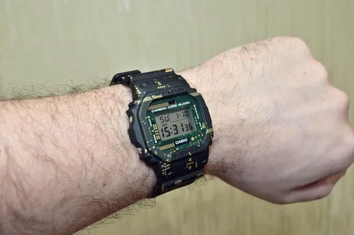 Miniatura 5 de Casio G-Shock - Reloj de cuarzo para hombre con correa de plástico color verde 24 modelo DWE-5600CC-3ER