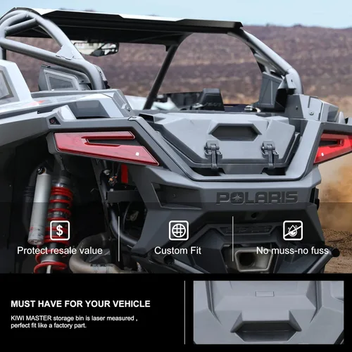 Miniatura 2 de KIWI MASTER 36 QT Caja de carga trasera para 2022-2026 Polaris RZR Pro R/ 4 Compartimento de almacenamiento trasero de accesorios 2884236