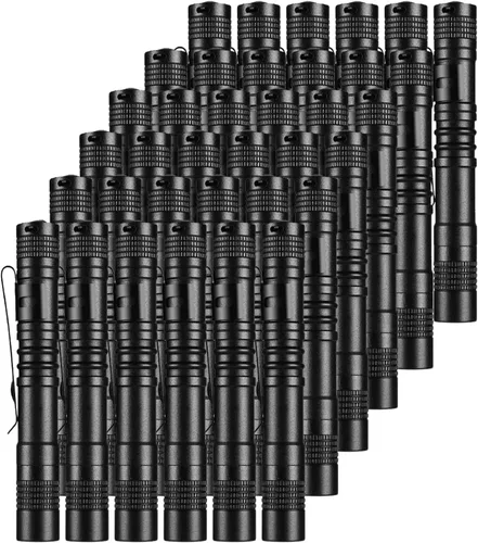 Miniatura 4 de Ultra delgado portátil 900LM mini linterna LED clip cinturón pluma luz táctica antorcha 3.5 in (1 paquete)