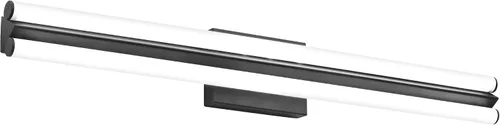 SOLFART Lámpara de baño negra mate, barra de luz de tocador de 32 pulgadas, luces LED para espejo, luces LED para espejo, luz negra de tocador de