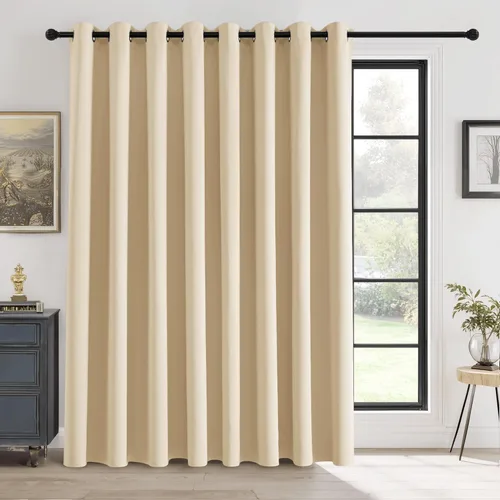 Miniatura 19 de RYB HOME - Cortinas opacas para patio - Cortinas con ojales sólidos, paneles de ventana grandes, eficiencia energética, cortinas de privacidad