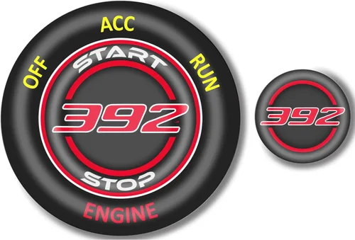 Miniatura 9 de TOOLEPIC - Cubierta de botón de arranque para Dodge Challenger Charger Durango, accesorios 2015-2025 - Kit de interruptor de encendido de arranque