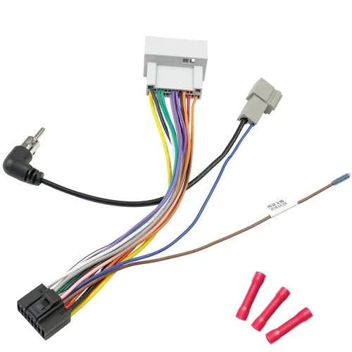 Miniatura 10 de Arnés de cableado de radio aftermarket de 20 pines, adaptador compatible con Honda Suzuki Acura ISO, conector de cable de estéreo de coche