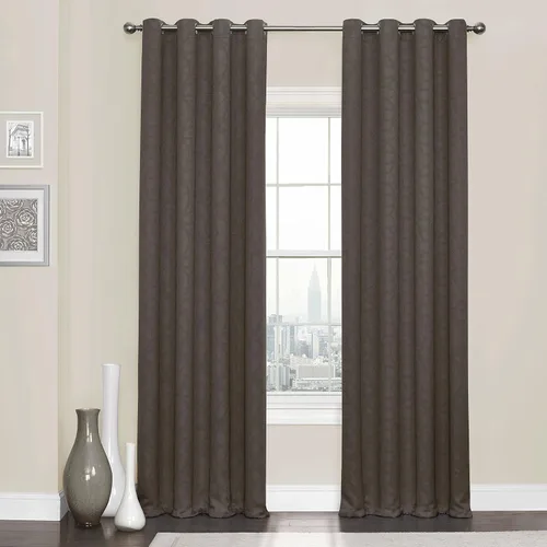 Miniatura 6 de Eclipse Kingston - Cortinas opacas para dormitorio, 52 x 63 pulgadas, oscurecimiento con aislamiento, panel individual con ojales en la parte