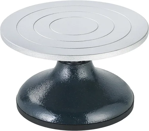 MAOPINER Rueda de escultura de 7 pulgadas de diámetro, rueda giratoria de alta resistencia para esculpir cerámica, junta de construcción de metal de