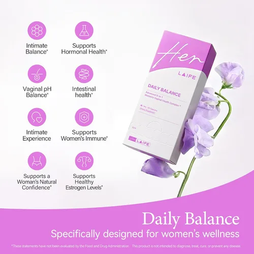 Miniatura 6 de LAIFE Probióticos vaginales prémium para mujeres, 10B UFC + Urolitina A para la salud vaginal, apoya el equilibrio del pH, bienestar femenino
