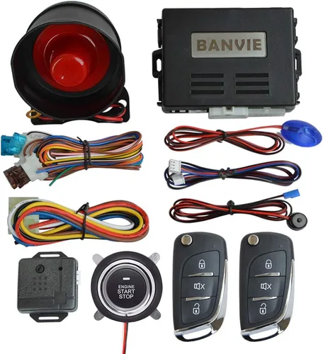 Miniatura 7 de ① Sistema de alarma de seguridad de entrada sin llave para automóvil + ② Arrancador remoto del motor + ③ Botón de encendido para iniciar y detener