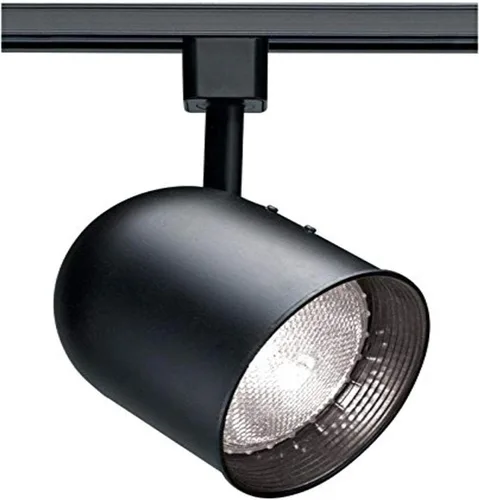 Miniatura 45 de TH205 R20 cabezal de carril cilíndrico de Nuvo, color negro, TH281, 150.00watts, 120.00 volts