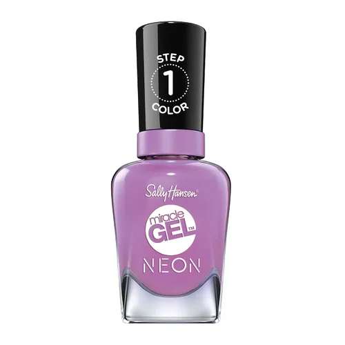 Miniatura 32 de Sally Hansen Miracle Gel™, Metro Midnight, Fórmula de larga duración, tipo gel, sin necesidad de lámpara UV, esmalte de uñas púrpura 564 Metro