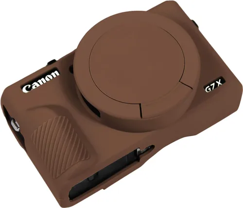 Miniatura 16 de Funda G7X Mark III, Funda Protectora para Cámara Digital Canon Powershot G7X Mark III, Funda de Silicona con Cubierta de Lente Extraíble, Funda
