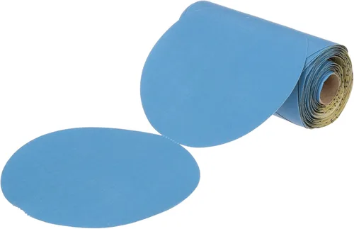 Miniatura 30 de 3M 3M-36142 Hookit disco abrasivo azul multi-agujero, 3" 80 Grado