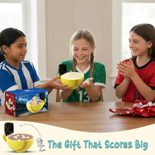Miniatura 5 de MAX'IS Creations La Taza de Sóftbol con un Guante, Regalos de Sóftbol para Niñas de 8-12 12-14, Regalos para Entrenadores, Regalo para Mamá, Regalo