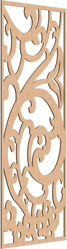 Miniatura 152 de Bridgewater - Paneles de pared decorativos de madera con calado, 9 3/8 pulgadas de ancho x 24 3/8 pulgadas de alto x 1/4 de alto, nogal