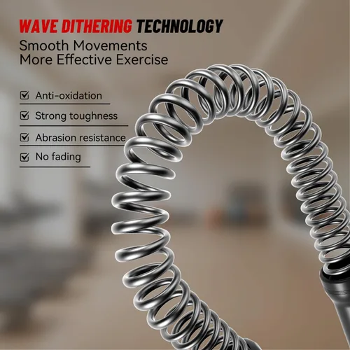 Miniatura 5 de Cuerdas de batalla inalámbricas sin cuerda para gimnasio en casa, cuerda de entrenamiento portátil con peso para entrenamiento HIIT, cardiovascular