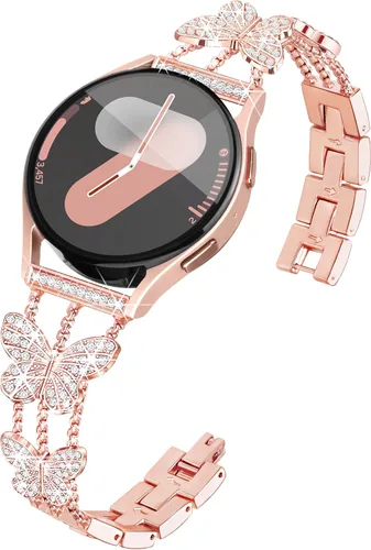 Miniatura 12 de Galaxy Watch 7, 6, 5, 4, correa de 0.78 pulgadas (0.787 in), mariposa para Samsung Galaxy Watch 4, 5, 6, 7, FE de 1.575 pulgadas, 1.732 pulgadas