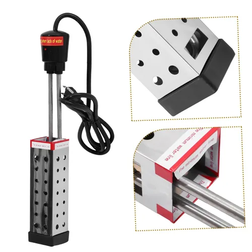 Miniatura 9 de ORFOFE Calentador de agua portátil de inmersión para piscina de 1500 W, calentador de agua duradero sobre el suelo con enchufe, ideal