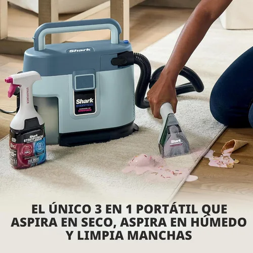 Miniatura 3 de Shark EveryMess VX101 - Aspiradora húmeda 3 en 1, aspiradora seca y eliminador de manchas con tecnología StainForce, perfecto para hogares, mascotas