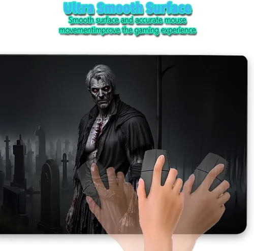 Miniatura 4 de MTG - Tapete de juego TCG para juegos de mesa de cartas, base de goma antideslizante, tapete grueso de 0.079 in, 24 x 14 pulgadas