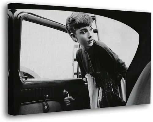 Miniatura 21 de SpiritualHands Audrey Hepburn Póster de Arte de Pared Lienzo Enmarcado, Pósteres de Arte de Pared Haus and Hues, Decoración de Pared Moderna Audrey