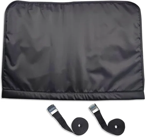 Miniatura 5 de Cubierta de aislamiento de aire acondicionado de ventana para unidad exterior, a prueba de polvo al aire libre e impermeable, 3 capas, 18.1 pulgadas