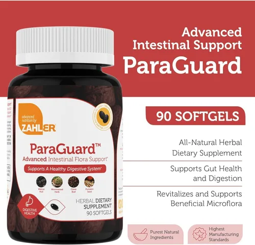 Miniatura 2 de Zahler ParaGuard - Suplemento digestivo avanzado, apoyo intestinal para humanos, contiene ajenjo, certificado Koshe.