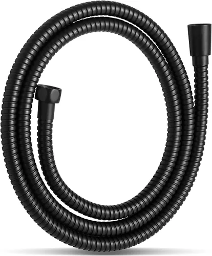 Miniatura 14 de OFFO Manguera de ducha, manguera de acero inoxidable libre de arrugas de 48 pulgadas con electrochapado, manguera de ducha de mano con conector