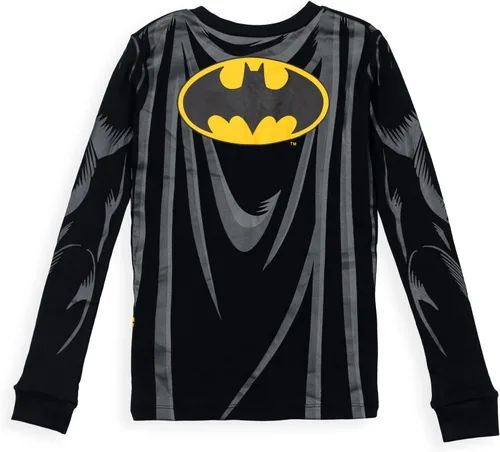 Miniatura 5 de DC Comics Justice League Robin - Conjunto de pijama para cosplay, camisa y pantalones, para niños pequeños y grandes
