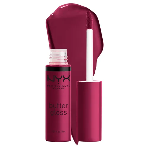 Miniatura 34 de NYX MAQUILLAJE PROFESIONAL Brillo de mantequilla, brillo de labios no pegajoso - crema brulée (natural)