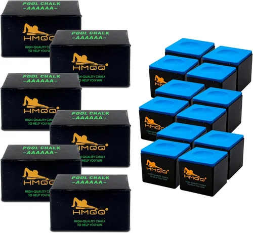 Miniatura 8 de HMQQ Nano Technology Tiza para Taco de Billar – Tiza de Billar Profesional para Torneos, Alto Rendimiento, Baja Desviación, Duradera, Reduce