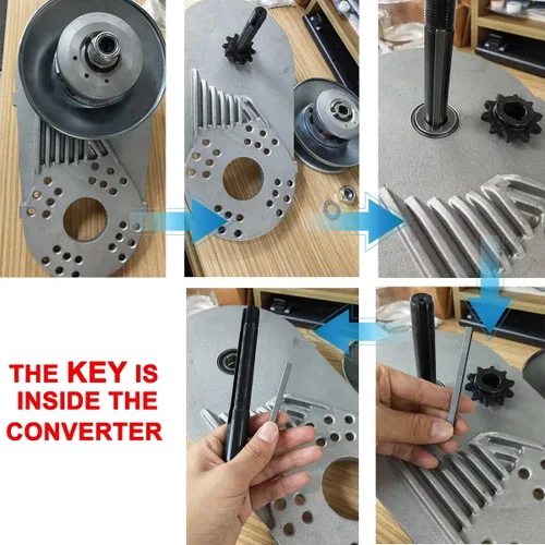 Miniatura 5 de Convertidor de par 212CC 6.5 HP 3/4" Go Kart Mini Bike Comet Clutch 10T 40/41 y 12T 35 Cadena Depredador Driver Juego de reemplazo - Serie 30