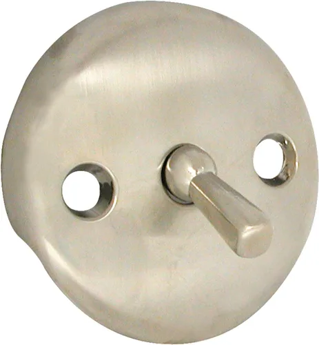 Miniatura 6 de DANCO Placa de desbordamiento para bañera con palanca de disparo, cromado, paquete de 1 (80991), 2 pulgadas Cromo