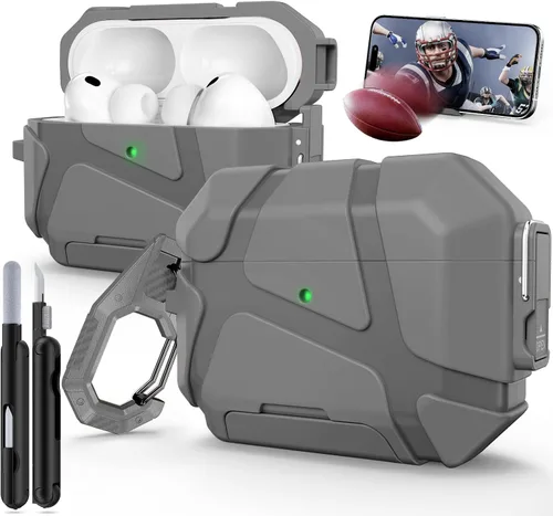 Funda para AirPods Pro 3ra Generación (2025 Nuevo), Diseño de Bloqueo Seguro y Soporte para Teléfono Compatible con Airpods Pro 3ra Generación Funda