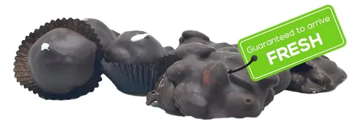 Miniatura 8 de US Sweets 75% racimos de macadamia de chocolate negro – Macademia cubierta de chocolate negro Regalo sabroso Hecho en pequeños lotes