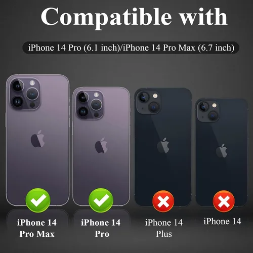 Miniatura 2 de YWXTW Diseñado para iPhone 14 Pro/iPhone 14 Pro Max Protector de Lente de Cámara Brillante, [Nuevo Diseño con Purpurina] Vidrio Templado de Metal