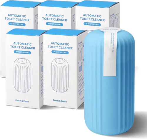 Miniatura 28 de Fresh & Fresh Limpiadores automáticos para inodoros – 3 botellas (hasta 2500 descargas/botella), limpiador comercial y residencial de 3 a 4 meses