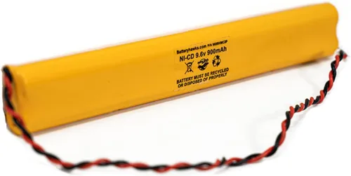 Miniatura 8 de (5 unidades) BAT9.6V700 9.6v 900mAh Señal de salida Luz de emergencia ELBB003 ELB-B003 NiCad Batería Reemplazo ELB-B004 ELBB004 OSA228 CUSTOM-306-U