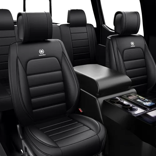 Miniatura 7 de Cubiertas de asiento ILMO para camiones 2009-2026 F150, 2011-2026 F250 F350 XL XLT Super Duty Crew Cab Lariat King Ranch Platinum, protectores