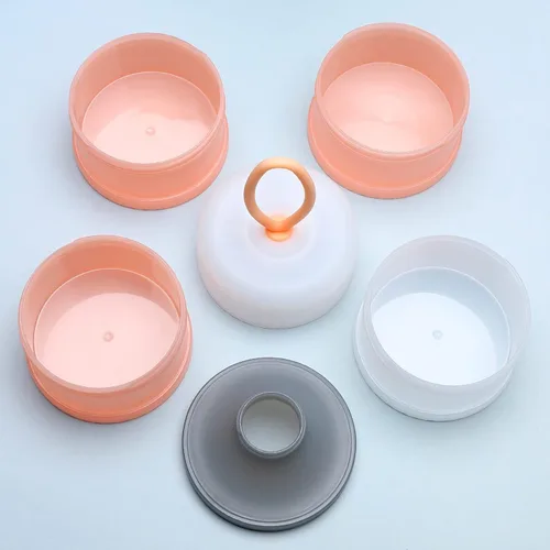 Miniatura 3 de Accmor Paquete de 2 Dispensadores de Fórmula para Bebés Para Llevar, Dispensador de Fórmula Apilable Contenedor de Fórmula Para Llevar, Contenedor