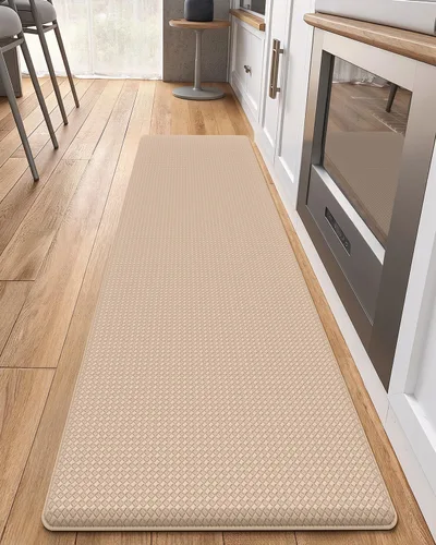 Miniatura 22 de Color&Geometry - Alfombras de cocina antideslizantes e impermeables Alfombra de cocina acolchada Alfombra antifatiga para pararse de 30 x 18 Verde