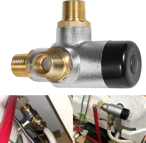 Miniatura 9 de Válvula mezcladora 90029 compatible con calentador de agua Atwood XT, para modelos de 10 galones G16EXT, GE16EXT, GEH16EXT, etc., reemplaza