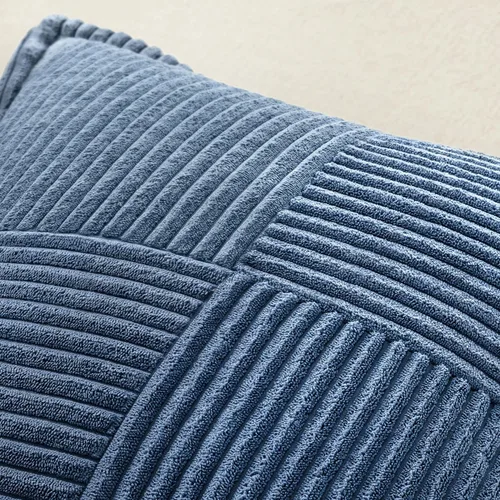 Miniatura 5 de MIULEE - Juego de 2 fundas de almohada decorativas para sofá, cama, sala de estar, 18 x 18 pulgadas, azul bohemio, acentos de estilo bohemio