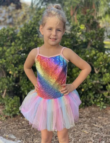 Miniatura 5 de Zaclotre Leotardo de lentejuelas para niñas pequeñas, leotardos de ballet con correa brillante, vestido tutú, traje de bailarina, disfraz de baile