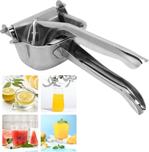 Miniatura 6 de Exprimidor manual, exprimidor manual de limón de acero inoxidable 304, exprimidor de cítricos manual con mango cómodo, accesorios de cocina