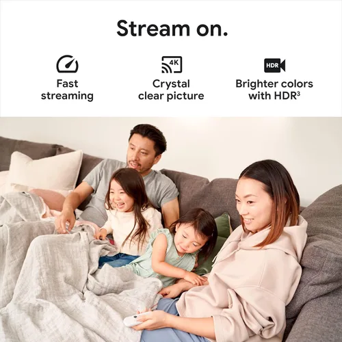 Miniatura 3 de Chromecast con Google TV (4K) - Transmisión de entretenimiento en tu televisor con búsqueda por voz, mira películas, programas y televisión en vivo