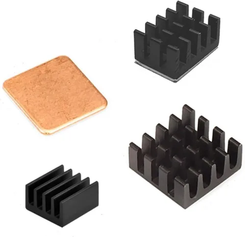 Miniatura 3 de Easycargo Raspberry Pi 4 Kit de ventilador de disipador de calor para refrigeración Raspberry Pi 5 4 3, 3, disipador de calor para ventilador