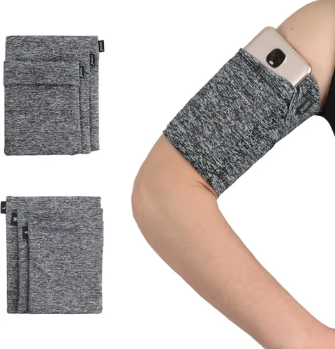 Miniatura 11 de Brazalete pequeño para llaves de teléfono celular, auriculares, Airpod con bolsillo oculto, funda protectora para teléfono, bolsillo