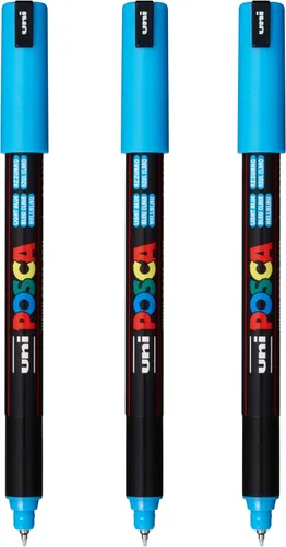 Miniatura 7 de Posca PC-1MR - Marcadores de pintura a base de agua, punta extra fina (0,7 mm), color albaricoque, paquete de 3