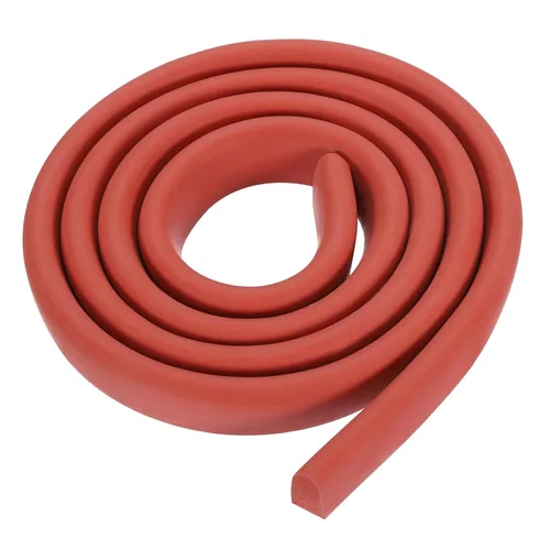 Miniatura 8 de uxcell Varilla de espuma de 3.28 pies, relleno de juntas sólidas en forma de D de 1.18 x 0.59 pulgadas, tira de sellado de espuma para protector