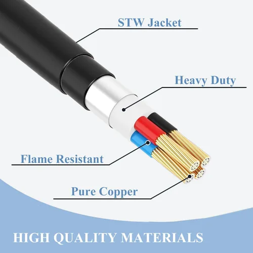 Miniatura 4 de Cable adaptador de conector EV NEMA 6-50P a 14-50R - Certificado UL, enchufe macho de toma de secadora de 3 clavijas de 250V a conector hembra de 4